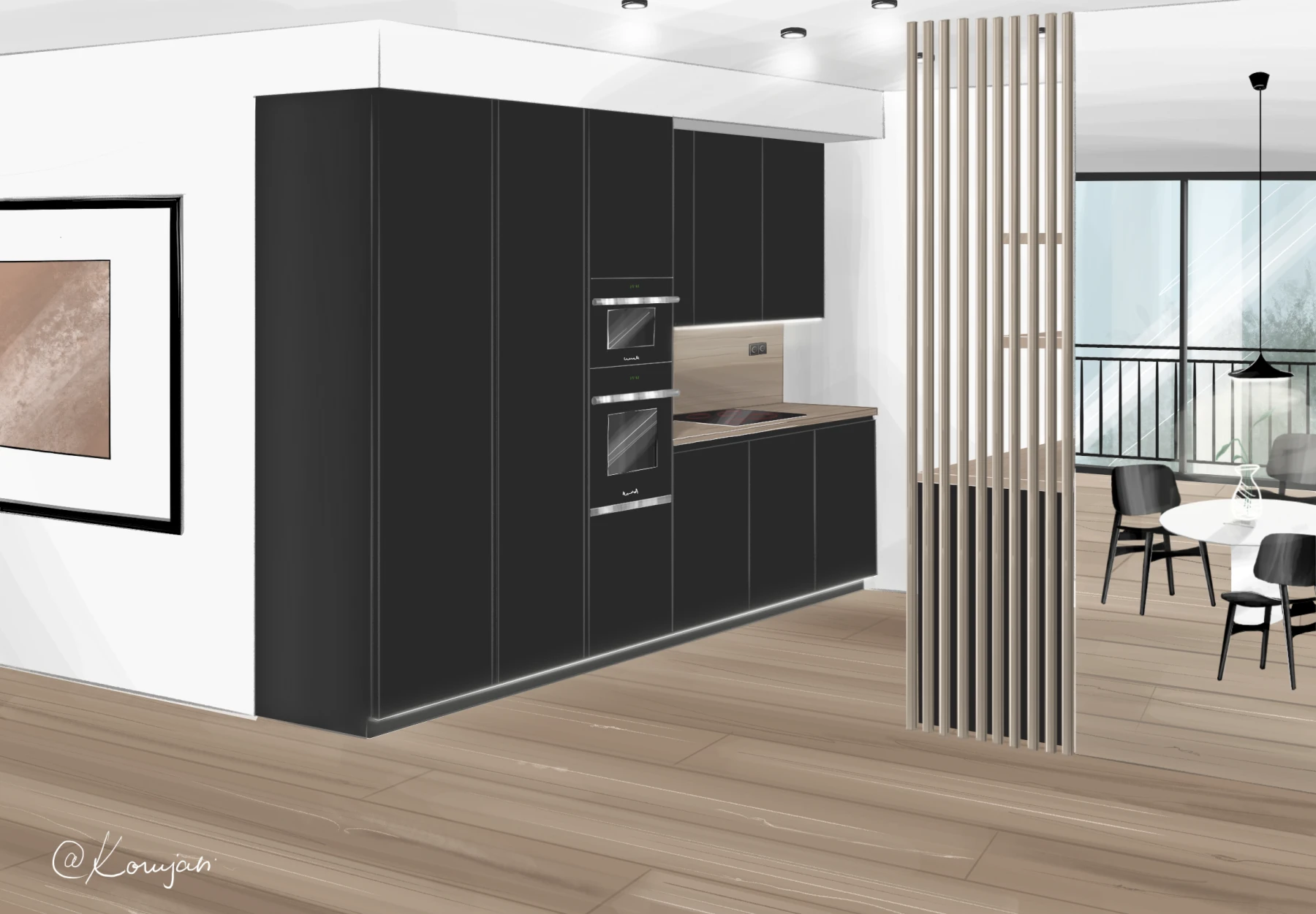 Interior design concept